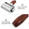 Angoily Leather Press Roller Tool for Crafting Heavy Duty Leather Roller for Seam Pressing and Smoothing Sturdy Leathercraft Tool Ergonomic Handle for Leatherworking and DIY Projects view 4
