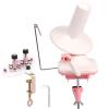 ABS Plastic Yarn Ball Winder W Double Head Guide Lightweight Low Noise Crocheting Ball Winder for Knitting Enthusiast view 1