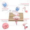 ABS Plastic Yarn Ball Winder W Double Head Guide Lightweight Low Noise Crocheting Ball Winder for Knitting Enthusiast view 3