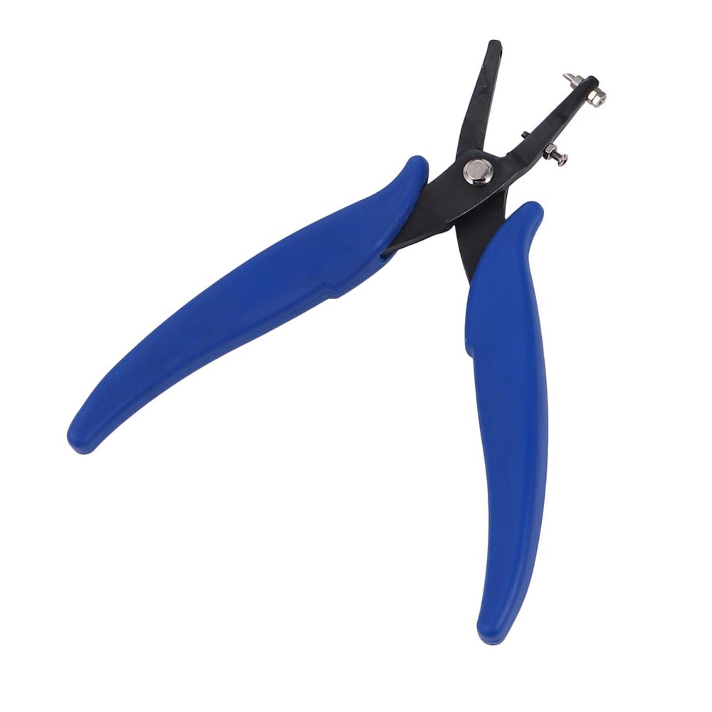 jojofuny Metal Hole Puncher for Belt Watch Band Heavy Duty Punching Tool Belt Punching Pliers Leather Forceps Random