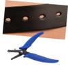 jojofuny Metal Hole Puncher for Belt Watch Band Heavy Duty Punching Tool Belt Punching Pliers Leather Forceps Random view 3
