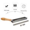 CORHAD Oil Groove Casting Mold with Wooden Handle Melting Mould for Gold and Silver 8-Inch Metal Refining Tool for Jewelry Making and Bar Casting view 2