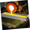 CORHAD Oil Groove Casting Mold with Wooden Handle Melting Mould for Gold and Silver 8-Inch Metal Refining Tool for Jewelry Making and Bar Casting view 3