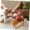Lurrose Wooden Soap Cutter Set for Handmade Soap Straight and Wavy Slicers for Craft Lovers view 3