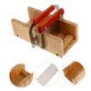 Lurrose Wooden Soap Cutter Set for Handmade Soap Straight and Wavy Slicers for Craft Lovers view 4