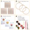 Peotclola Punch Needle Kit for Adults,3 Sets Punch Needle Kits Beginner DIY Embroidery Starter Set with Tools for Home Decoration, Family, Friends Gifts(Flowers) view 2