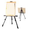 Painting Tripod EaselAdjustable Art Easel Portable Shrinkable,Foldable Tripod,Height Adjustable,Art Supplies Sketch Tools,160cm Height for Painting(Silvery) view 2