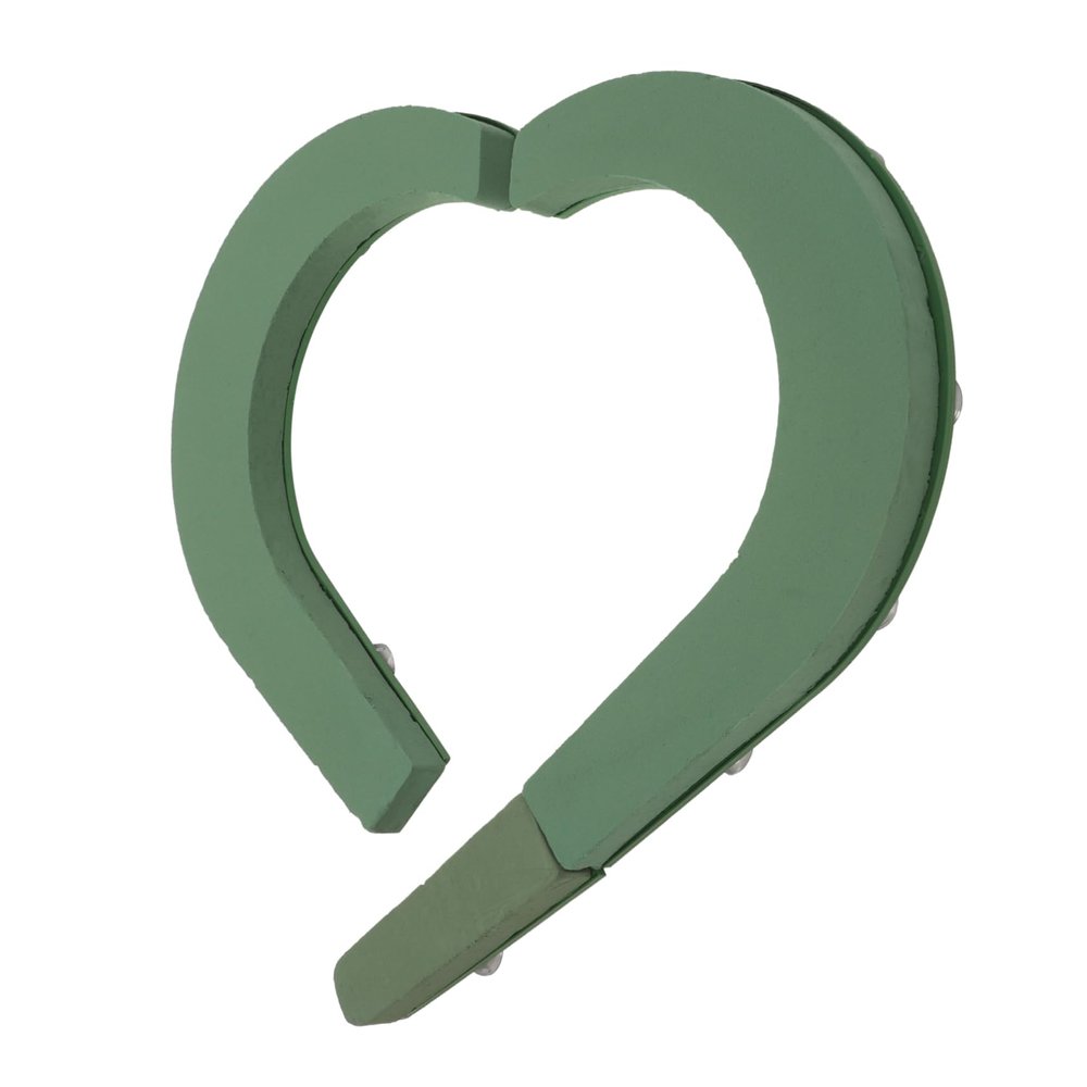 Angoily Suction Cup Tray Floral for Wedding Car Decor Heart Shaped Flower Arrangement Base DIY Floral Holders for Events Durable Water Absorbent