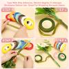 MECCANIXITY 6 Rolls Floral Tapes, 30 Yard x 1/16 in Florist Crepe Flowers Bouquets Tape Adhesive Waterproof for Flower Arranging Wrapping, Olive Green view 3