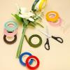 MECCANIXITY 6 Rolls Floral Tapes, 30 Yard x 1/16 in Florist Crepe Flowers Bouquets Tape Adhesive Waterproof for Flower Arranging Wrapping, Olive Green view 4