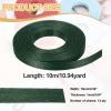 MECCANIXITY 10 Yard Paper Weaving Cane,0.6" Wide Paper Rattan Weaving Cane 12-Ply Basket Making Supplies for DIY Crafts Making, Home Decoration,Dark Green view 2