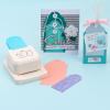BAOFALI 3-in-1 Round Tag Punch 1.5/2/2.5 Inches Banner and Tag Shape Lever Action Craft Punch for Gift Tag Craft Tag Paper Crafting Scrapbooking DIY Arts Crafts 3.5x5.9x2.6inch view 3