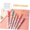 NUOBESTY 6pcs Highlighter Alternative Shimmer Highlighter Markers for Reading School Supplies view 3