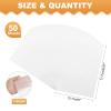 MECCANIXITY 50 Sheet Colored Vellum Paper 5" x 7", 100gsm Translucent Printable Vellum Sheets for Printing Wedding Invitations Inkjet Laser Printer, White view 2
