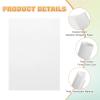 MECCANIXITY 50 Sheet Colored Vellum Paper 5" x 7", 100gsm Translucent Printable Vellum Sheets for Printing Wedding Invitations Inkjet Laser Printer, White view 3