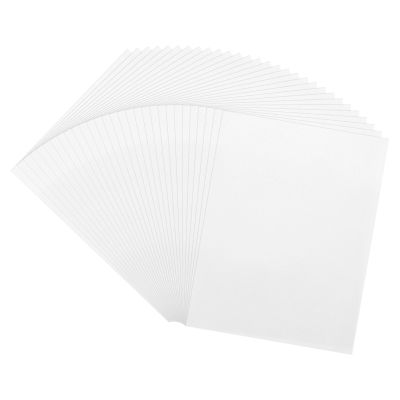 MECCANIXITY 60 Sheet Colored Vellum Paper 8.5" x 11", 100gsm Translucent Printable Vellum Sheets for Printing Wedding Invitations Inkjet Laser Printer, White