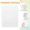 MECCANIXITY 60 Sheet Colored Vellum Paper 8.5" x 11", 100gsm Translucent Printable Vellum Sheets for Printing Wedding Invitations Inkjet Laser Printer, White view 3