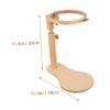 NUOBESTY Adjustable Wooden Embroidery Stand for Cross Stitch and Needlework Rotary Rotation Suitable for Arts and Crafts for Beginners and Enthusiasts view 2