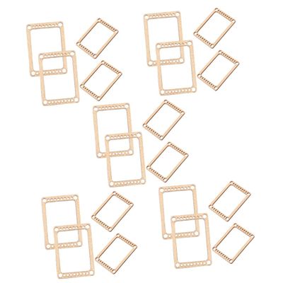 DIYEAH 3sets Mini Weaving Board Versatile Craft Weave Tools for DIY Projects Portable Looms for Tapestry Scarf and More for Creative Expression 4pcs*3