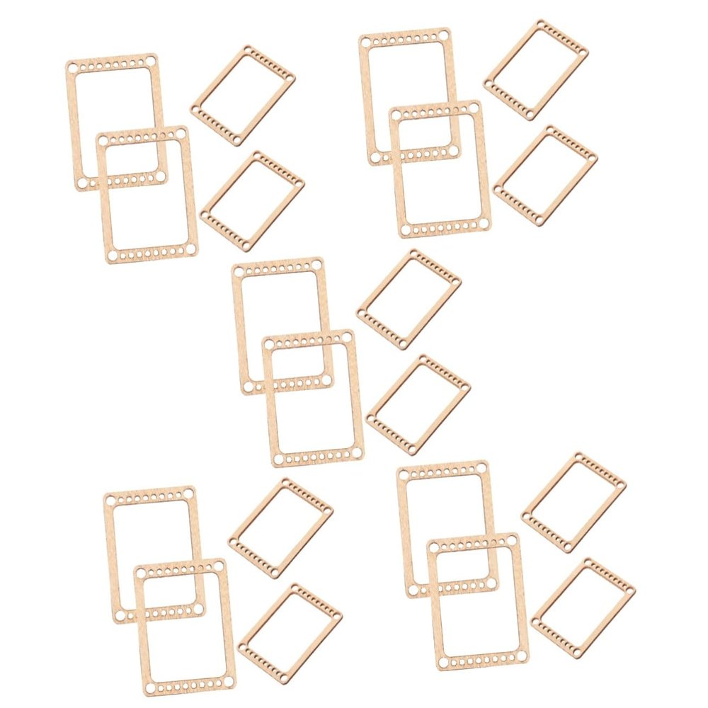 DIYEAH 3sets Mini Weaving Board Versatile Craft Weave Tools for DIY Projects Portable Looms for Tapestry Scarf and More for Creative Expression 4pcs*3