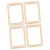DIYEAH 3sets Mini Weaving Board Versatile Craft Weave Tools for DIY Projects Portable Looms for Tapestry Scarf and More for Creative Expression 4pcs*3 view 3