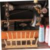 DIYEAH Wooden Sewing Thread Holder Organizer Multi Functional Thread Spool Rack for Quilting Embroidery and Knitting Spool Capacity Durable Craft Supply Storage view 4