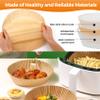 Air Fryer Liners Disposable - 150Pcs 8In Round Parchment Paper for Air Fryer Non-Stick Airfryer Basket Liners for Steamer Microwave Oven view 3