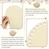 MECCANIXITY 4Pcs Wooden Basket Bottom, 4.92x9.84" Oval Blank Natural Wood Base Solid Crochet Basket for DIY Craft Weaving Making Supplies Home Decor view 3
