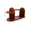 VILLCASE Wooden Yarn Holder for Crocheting Durable Yarn Storage Rack with Stable Base Convenient Thread Holder for Knitting and Embroidery for Home Use and Crafting view 2