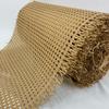 Rattan Cane Webbing Roll: Rattan Roll Caning Material for Caning Projects, Plastic Woven Open Mesh Cane for DIY Furniture Repair Rattan Sheet for Chairs Cabinet Door Dresser Beds Decor (Coffee) view 2