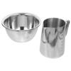 Ciieeo Stainless Steel Candle Melting Pot Heat Resistant Base Practical Wax Boiler for Candle Making for DIY Projects and Home Use view 1