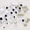 uxcell 100 Pcs Safety Eyes for Crocheting, 16mm Plastic Crochet Eyes Round Craft Eye with Washers for DIY Arts Crafts Stuffed Animals Bears Making, White view 4