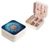 ARTopet DIY Diamond Art Painting Jewelry Bag with Zipper Mandala Large Capacity Organizer Storage Box Special Shaped Crystal Rings Necklace Bracelet Gift Case for Women-Blue Mandala view 1
