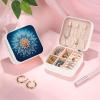 ARTopet DIY Diamond Art Painting Jewelry Bag with Zipper Mandala Large Capacity Organizer Storage Box Special Shaped Crystal Rings Necklace Bracelet Gift Case for Women-Blue Mandala view 2
