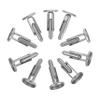 Veemoon 10pcs Stainless Steel Cufflink Blanks for Men Diy Round Cabochon Base Trays Elegant Accessory for Groomsmen and Formal Attire Easy Assembly Cufflinks for Special Occasions view 1