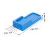 DIYEAH 2pcs Ceramic Trimming Tools Clay Sculpting Brushes Pottery Texture Brush Five Pin for Artists view 2