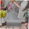 NUOBESTY 4pcs Floral Foam Blocks Wet Dry Florist Foam Bricks for Fresh Artificial Flower Arrangements DIY Crafts Hydration Easy Trimming for Weddings Birthdays Grey view 4