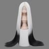 SISON BENNE Doll Wig, Gradient Long Straight Without Bangs Hair for 1/3 1/4 1/6 BJD SD Dolls Toys (1/3 (Head C. 22-23cm),2#) view 2