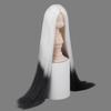 SISON BENNE Doll Wig, Gradient Long Straight Without Bangs Hair for 1/3 1/4 1/6 BJD SD Dolls Toys (1/3 (Head C. 22-23cm),2#) view 4
