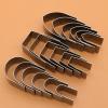 Leather Punch Mold Set of 18 High Carbon Steel Cutting Dies for DIY Belt Wallet Making & Craft Punching Tool view 2