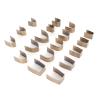 Leather Punch Mold Set of 18 High Carbon Steel Cutting Dies for DIY Belt Wallet Making & Craft Punching Tool view 4