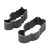 Hollow Punch Cutter Leather Craft Punching Die Set Alloy Steel Cat Shape Cutting Tool for Leatherworking Projects 55mm 65mm 2PCS view 3