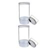 Anneome 2pcs Paint Brush Cleaning Tool Brush Washer Drying Rack for Artists Sturdy Steel Pen Holder for Home view 1