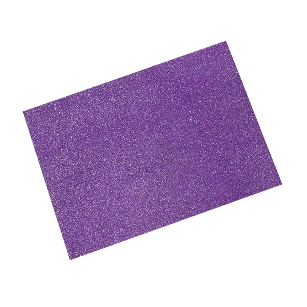 Housoutil 30Pcs Purple Glitter Cardstock Sparkling DIY Craft Paper for Scrapbooking Decorations and Projects Smooth Durable No Residual Glitter