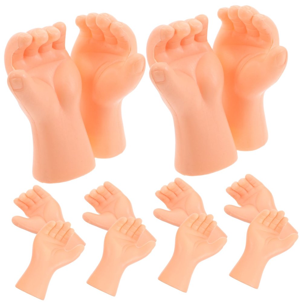 ORFOFE 6pairs Realistic Plastic Hand Substitutes for Doll Crafting DIY Accessories for Unique Character Creation and Repairs for Puppet Making