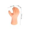 ORFOFE 6pairs Realistic Plastic Hand Substitutes for Doll Crafting DIY Accessories for Unique Character Creation and Repairs for Puppet Making view 2