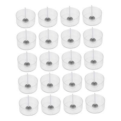 Housoutil 1 Set DIY Candle Making Kit Transparent Round Candle Holders Wicks Wicks Molds for Creative Family Fun Giving