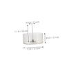 Housoutil 1 Set DIY Candle Making Kit Transparent Round Candle Holders Wicks Wicks Molds for Creative Family Fun Giving view 2