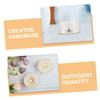 Housoutil 1 Set DIY Candle Making Kit Transparent Round Candle Holders Wicks Wicks Molds for Creative Family Fun Giving view 3