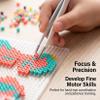 Sukh Fuse Beads - Fuse Beads Kit Melty Beads Kit Melting Beads Fuse Beads Bulk Iron Beads for Crafts, Ideal for Christmas Birthday Gifts (5400, White, 5MM) view 3